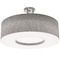 AFX Lighting Afx Lighting Montclair Satin Nickel Semi-Flushmount Light MCF2432MB-GYSF