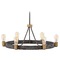 Hinkley Silas 28.75-Inch Aged Zinc & Heritage Brass Chandelier by Hinkley Lighting 4266DZ