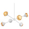 Alora Lighting Alora Lighting Alan Pepin Daphne White Chandelier CH633638WHBR