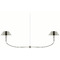 Visual Comfort Signature Collection Thomas OBrien Turlington Linear Chandelier in Nickel by VC Signature TOB5728PN-PN