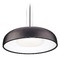 Kuzco Lighting Modern Black LED Pendant with Frosted Shade 3000K 2671LM by Kuzco Lighting PD13124-BK