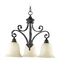 Quorum Lighting Bryant Oiled Bronze Chandelier by Quorum Lighting 6354-3-86