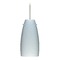 Besa Lighting Besa Lighting Tao Satin Nickel LED Mini-Pendant Light with Oblong Shade 1JT-1512KR-LED-SN
