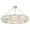 Crystorama Lighting Crystorama Lighting Palla Antique Silver Semi-Flushmount Light 528P-SA_CEILING