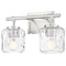 Z-Lite Z-Lite Landon Brushed Nickel Bathroom Light 7515-2V-BN