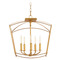 Quorum Lighting Mantle Gold Leaf Pendant by Quorum Lighting 2812-18-74