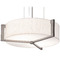 AFX Lighting Afx Lighting Apex Satin Nickel LED Pendant Light with Drum Shade APP1214LAJUDWG-LW