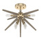 Hunter Fan Company Hunter Fan Company Jupiter Star Alturas Gold Semi-Flushmount Light 19347