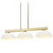 Z-Lite Z-Lite Cobalt Modern Gold Billiard Light with Bowl / Dome Shade 152MGLD-DMO14