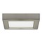 Satco Lighting Blink 5.5-Inch LED Square Surface Mount 10.5W Nickel 3000K by Satco Lighting S21503