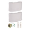 Craftmade Lighting Chimes White Doorbell Chime by Craftmade Lighting CK2002-W