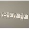 Design Classics Lighting Transitional Seeded Glass Bathroom Light Satin Nickel 4 Lt 1204-09 GL1041C