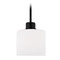 Generation Lighting Canfield Midnight Black LED Mini Pendant by Generation Lighting 6128801EN3-112