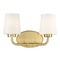 Savoy House Capra 15-Inch Warm Brass Bathroom Light by Savoy House 8-4090-2-322