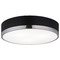 Matteo Lighting Trydor Black & Chrome Flush Mount by Matteo Lighting M14303BKCH