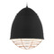 Visual Comfort Modern Collection Loft Pendant in Black with Copper Cage by Visual Comfort Modern 700TDLOFBWP