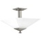 Progress Lighting Clifton Heights Brushed Nickel Semi-Flush Mount by Progress Lighting P350107-009