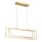 Elan Lighting Jestin 46-Inch LED Linear Chandelier in Gold by Elan Lighting 84331CG