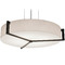AFX Lighting Afx Lighting Apex Satin Nickel LED Pendant Light with Drum Shade APP1524LAJUDES-JT