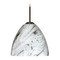 Besa Lighting Besa Lighting Sasha Bronze Mini-Pendant Light 1BT-7572MG-BR