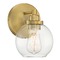 Savoy House Carson Warm Brass Sconce by Savoy House 9-4050-1-322