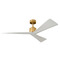 Visual Comfort Fan Collection Visual Comfort Fan Collection Adler 52 Burnished Brass Ceiling Fan Without Light 3ADR52BBS