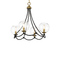 Minka Lavery Kearney Park 4-Light Chandelier in Soft Brass & Black by Minka Lavery 5065-726