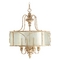 Quorum Lighting Salento Persian White Pendant with Drum Shade by Quorum Lighting 8006-4-70