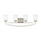 Generation Lighting Hanford 33.50-Inch Bath Light in Brushed Nickel by Generation Lighting 4424504-962