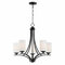 Maxim Lighting Deven 5-Light Chandelier in Black by Maxim Lighting 20035SWBK