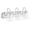 Craftmade Lighting Gwyneth Brushed Polished Nickel Bathroom Light by Craftmade Lighting 50403-BNK