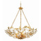 Crystorama Lighting Crystorama Lighting Marselle Antique Gold Chandelier MSL-306-GA