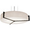 AFX Lighting Afx Lighting Apex Satin Nickel LED Pendant Light with Drum Shade APP1932LAJUDES-JT