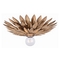 Crystorama Lighting Semi-Flushmount Light in Antique Gold Finish 500-GA