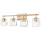 Z-Lite Z-Lite Landon Modern Gold Bathroom Light 7515-4V-MGLD