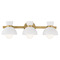 Meridian 24.50-Inch Bath Light in Natural Brass by Meridian M80075NB