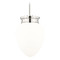 Z-Lite Z-Lite Gideon Polished Nickel Mini-Pendant Light with Teardrop Shade 1945P9-PN