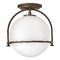 Hinkley Somerset Small Semi-Flush Mount in Buckeye Bronze by Hinkley Lighting 3403KZ