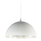 ET2 Lighting Hemisphere 14-Inch LED Pendant in Gloss White & Aluminum by ET2 Lighting E24902-GWAL