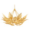 Corbett Lighting Corbett Lighting Tropicale Gold Leaf Chandelier 317-412-GL