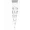 Avenue Lighting Avenue Lighting Original Aspen Polished Chrome LED Multi-Light Pendant with Rectangle Shade HF1903-41-AP-CH-C