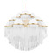 Corbett Lighting Corbett Lighting Celestial Aged Brass Chandelier 398-38-AGB