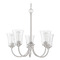 Craftmade Lighting Gwyneth Brushed Polished Nickel Chandelier by Craftmade Lighting 50425-BNK