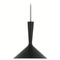 Visual Comfort Signature Collection Aerin Rosetta Pendant in Black & Nickel by Visual Comfort Signature ARN5540BLKPN
