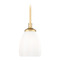 Z-Lite Z-Lite Oren Modern Gold Mini-Pendant Light with Bowl / Dome Shade 7004P5-MGLD