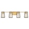 Hinkley Filmore 33.50-Inch Heritage Brass & Oil Rubbed Bronze Bath Light by Hinkley Lighting 5164HB