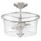 Craftmade Lighting Gwyneth Brushed Polished Nickel Semi-Flush Mount by Craftmade Lighting 50452-BNK