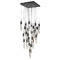 Avenue Lighting Aspen 25-Light LED Multi-Light Crystal Pendant in Black by Avenue Lighting HF1904-25-AP-BK-C