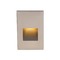 WAC Lighting Brushed Nickel LED Recessed Step Light with Amber LED by WAC Lighting WL-LED200F-AM-BN