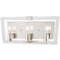 George Kovacs Lighting Crystal Chrome 3-Light Bath Light in Polished Nickel by George Kovacs P1373-613